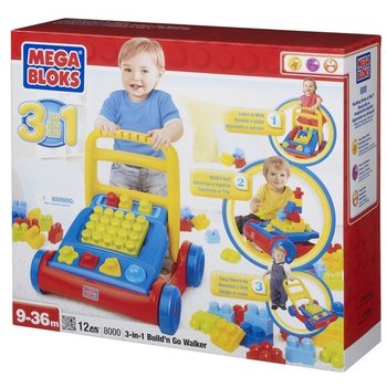 MEGA BLOKS 3-&iacute;-1 Build'n Go Walker G&ouml;ngugrind - 8000