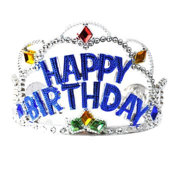 HAPPY BIRTHDAY k&oacute;r&oacute;na - M&oacute;del 3 (12 stk.)