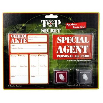TOP SECRET – SÉRLEGUR FULLTRÚI, FINGRAFARASETT (12 stk.)