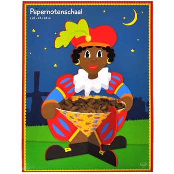 St&oacute;r Pepernoten Sk&aacute;l Sinterklaas 26 x 24 x 33 cm (6 stk.)