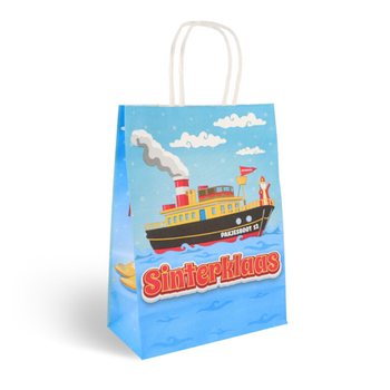 Sinterklaas / Heilagur Nikul&aacute;s Papp&iacute;rsgjafapokar - 16x8x22 cm (12 stykki)