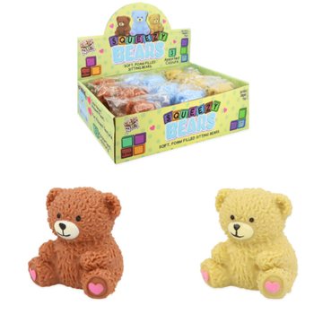 SQUUZY BANGSI SQUISHY - LITIR &Iacute; BL&Ouml;NDU - &Iacute; BOR&ETH;STANDI (12 stk.)