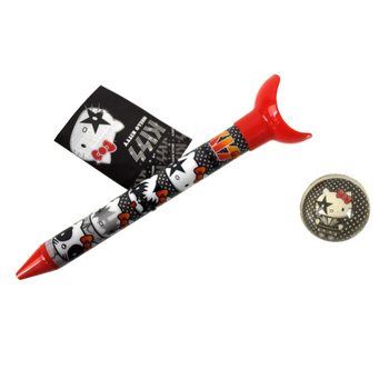 HELLO KITTY - 2-&Iacute;-1 K&Uacute;LUPENNI OG HOPPUBOLTI - RAU&ETH;UR (24 stk.)