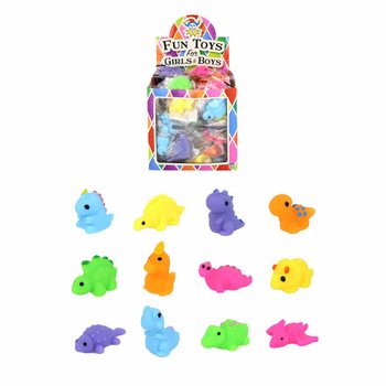 SQUISHY RISAEÐLUR Í HAPPDRÆTTI - DISPLAY (96 stk.)