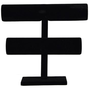 Flauels armbandastandur me&eth; 2 r&uacute;llum (3 stk.)