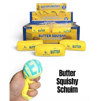 RAGE - SQUISHY BUTTER / SMJ&Ouml;R - SVAMPFYLLING - SLOW RISING - St&aelig;r&eth; 11x4x4 cm - &Iacute; S&Yacute;NINGARKASSA (12 stk.)