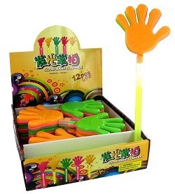 Glow Stick Klapphendur (12 stk.)