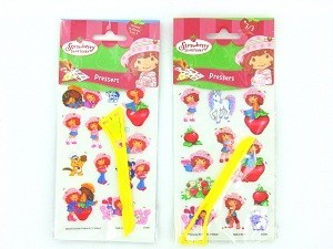 Núningslímmiðar / Flutningslímmiðar Strawberry Shortcake (24 stk.)