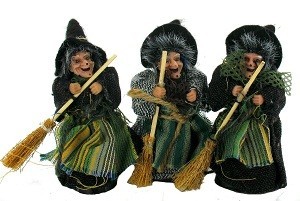 HALLOWEEN NORNA SKREYTINGAR 12 CM (6 stk.)