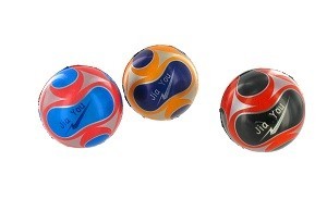 Mini F&oacute;tbolta Stressbolti (12 stk.)