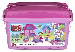 MEGABLOKS MINI BLOKS TUB BLEIKUR - 7536