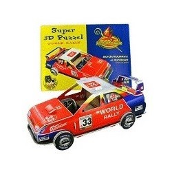 SUPER 3D-PUZZLE "WORLD RALLY" (6 stk.)