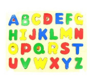 Tr&eacute; ABCD P&uacute;sluspil (6 stk.)