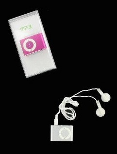 MP3 Spilari me&eth; Heyrnat&oacute;lum - 4GB (&Yacute;msir Litir)
