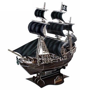 3D P&uacute;sl - Sj&oacute;r&aelig;ningjaskipi&eth; Queen Anne's Revenge