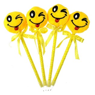 Flauels Smiley K&uacute;lupenni (12 stk.)