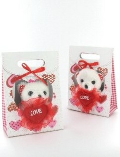 "I LOVE YOU" bangsinn í poka (6 stk.)