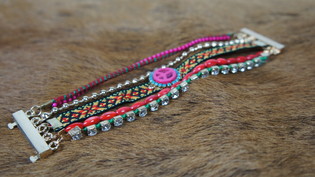 Ibiza armband Peace (1 stk.)