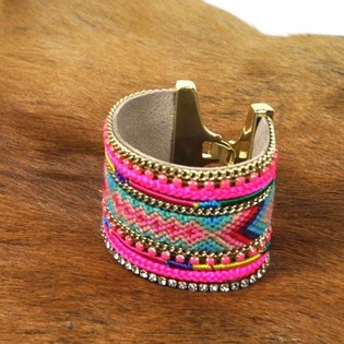 L&uacute;xus armband fuchsia (1 stk.)