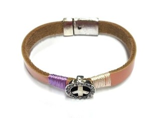 L&uacute;xus Ibiza Armband Gamlableikt Peace | B2B Heildsala