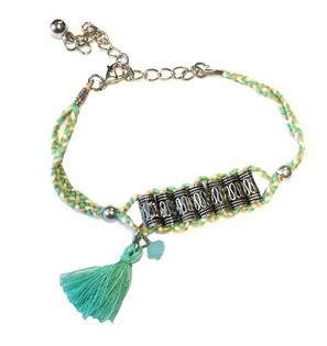 Ibiza armband myntugrænt (1 stk.)