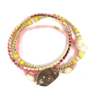 3-laga Ibiza armband (1 stk)