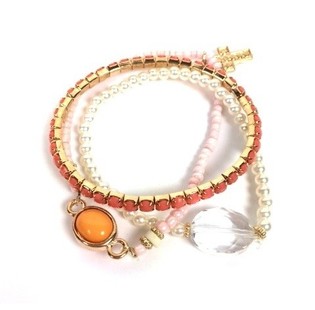 Ibiza-armband, 3ja laga (1 stk.)