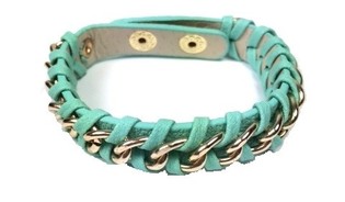 Fl&eacute;tta&eth; armband myntugr&aelig;nt (1 stk)