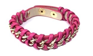 Fl&eacute;tta&eth; armband fuchsia Ibiza-st&iacute;ll (1 stk.)