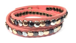 Ibiza armband laxableikt (1 stk.)