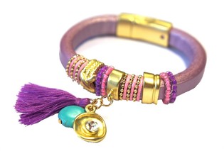 Ibiza Armband Fjólublátt (1 stk)