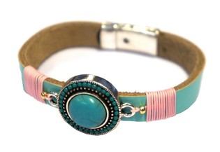 Armband með Steini (1 stk) - Ibiza-stíll