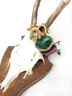 HANDMADE ORIGINALS Armband GREENSTONE Gult (1 stk.)