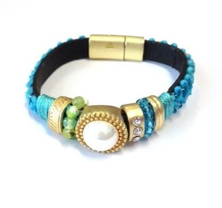 Ibiza Armband Blátt (1 stk.)
