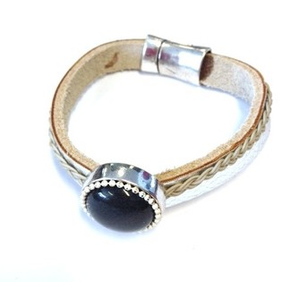 Armband í Ibiza-stíl með steini (1 stk.)