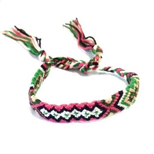 Fl&eacute;tta&eth; armband &iacute; Ibiza-st&iacute;l marglitt (3 stk.)