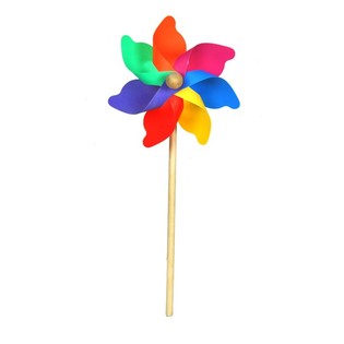 Sterkir vindsnúrar úr tré 38 cm (12 stk.)