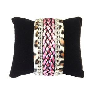 Breitt Ibiza armband T&iacute;gur Bleikt (1 stk)