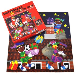 SINTERKLAAS P&Uacute;SLUSPIL 35 X 35 CM (6 stk.)