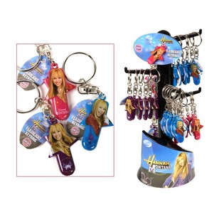 Lýsandi HANNAH MONTANA Lyklakippa í Sýningarkassa (36 stk.)