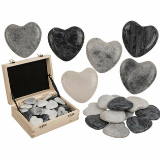 N&Aacute;TT&Uacute;RUSTEINAR &Iacute; HJARTAL&Ouml;GUN - WORRY STONES (36 stk)