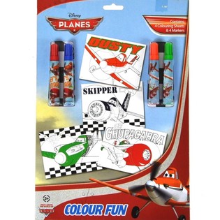 Disney Planes teiknisett 8 hlutar (24 stk.)