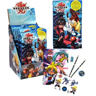 BAKUGAN SK&Oacute;LAGJAFASETT &Iacute; DISPLAY (12 stk.)