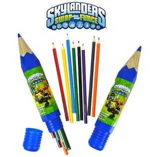 Skylanders Litabl&yacute;antar - 8 stk &iacute; St&oacute;ru R&ouml;r (6 stk.)