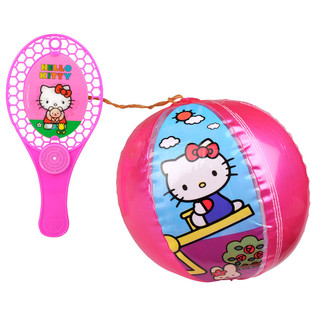 Hello Kitty Spa&eth;i og uppskautabolti me&eth; teygju (12 stk.)