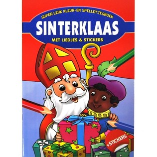 Sinterklaas Lita- og &THORN;rautab&oacute;k (10 stk.)