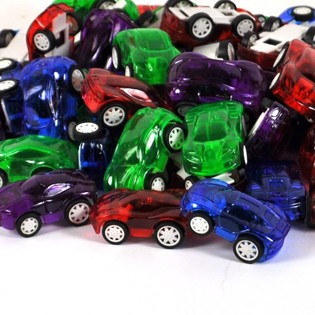 Mini friktionsb&iacute;ll 5 cm (25 stk.)