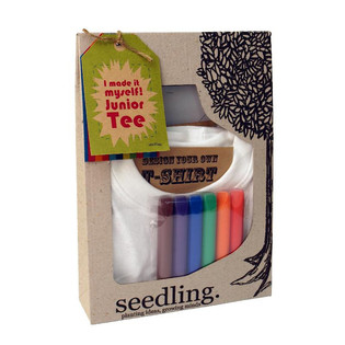 SEEDLING BÚNAÐUR - HANNAÐU ÞINN EGIN JUNIOR T-SHIRT 1-2 ÁRA (2 stk.)
