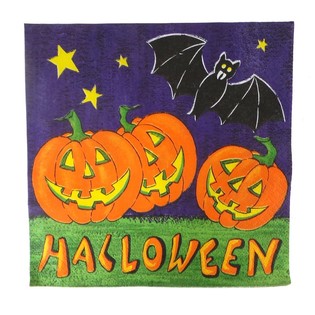 20-hluta Servíettusett - Módel: Halloween (6 sett)