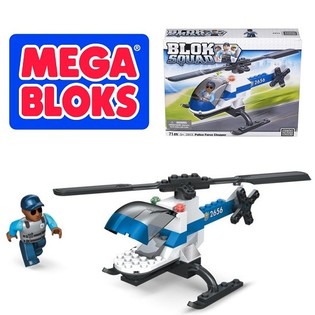 MEGA BLOKS - 2413 POLICE FORCE CHOPPER Lögregluþyrla (2 stk.)